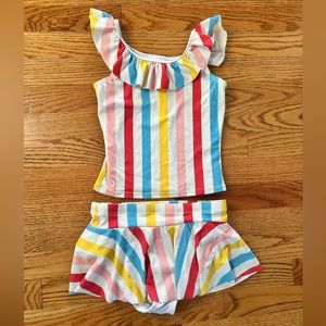 Hanna Anderson - Size 130 (size 8) girls swimsuit